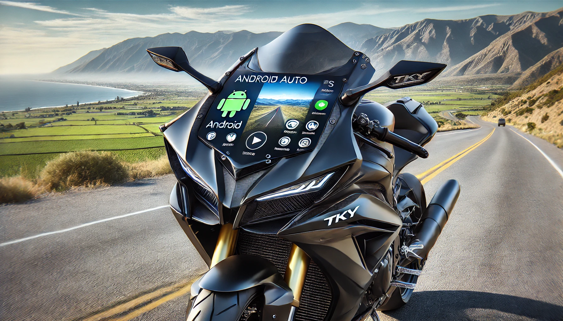 Mystery TKY GPS Batwing Fairing Have Android Auto